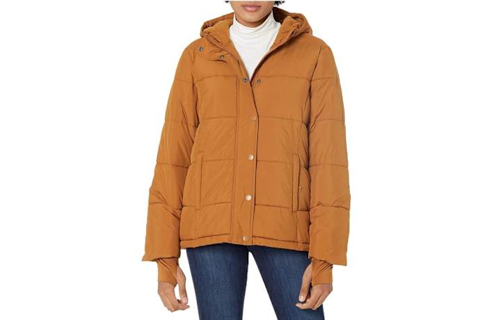 Heavyweight Long-Sleeved Hooded Puffer Coat